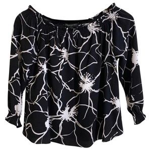 Banana Republic Smocked Off The Shoulder Top XXS